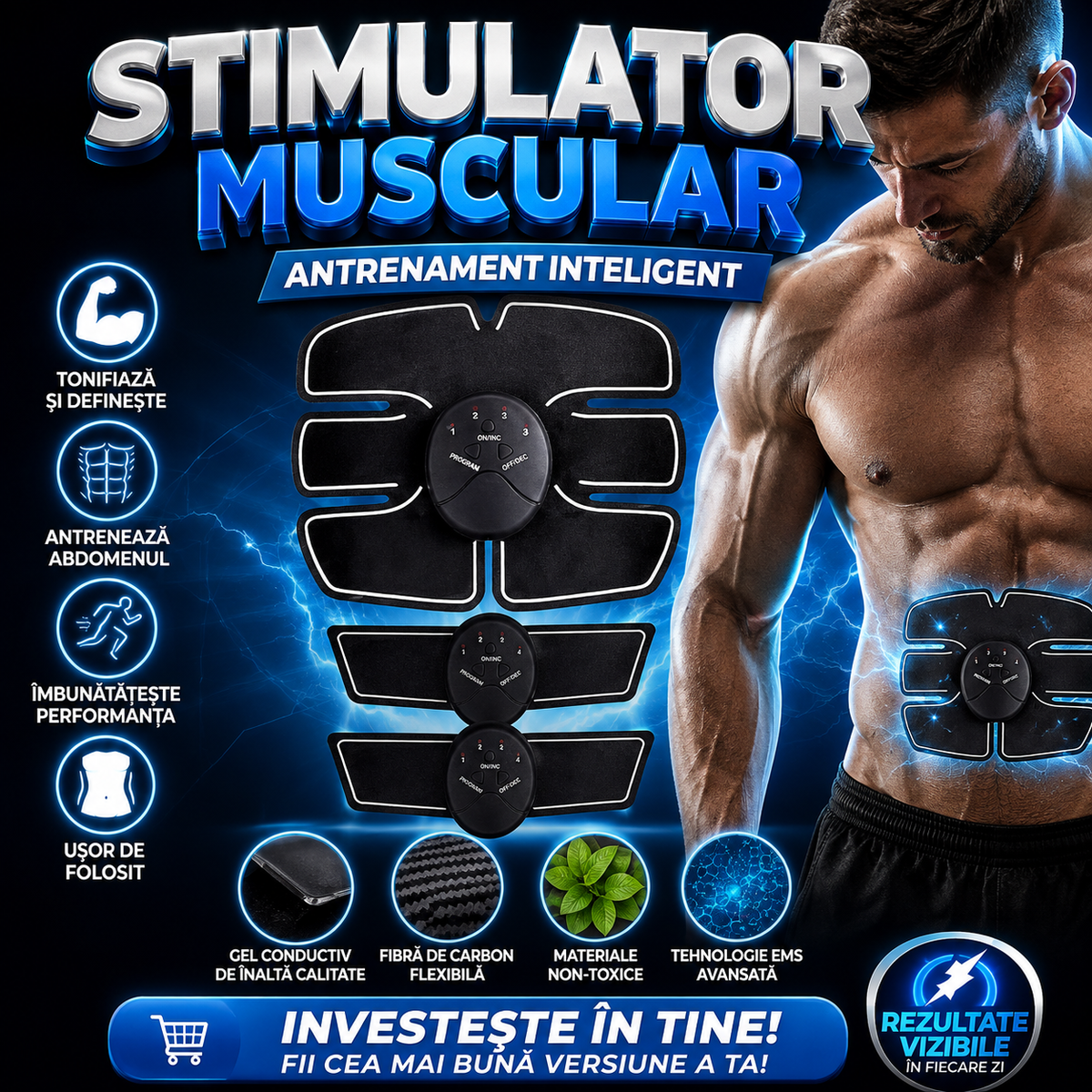 Stimulator Muscular pentru Antrenament