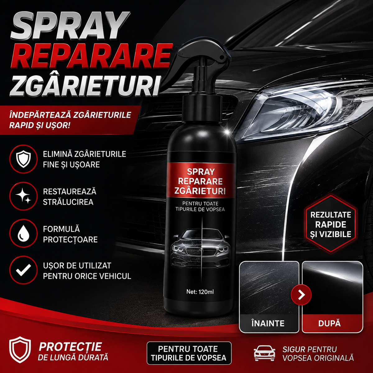 Spray Reparare Zgârieturi 120 ml
